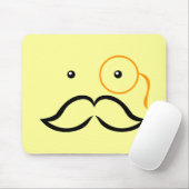Monocle und Mustache Mousepad (Mit Mouse)
