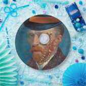 Monocle Van Gogh in Top Hat 9" Paper Teller (Party)