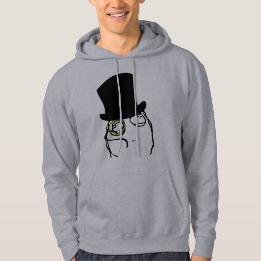Monocled Sir Hoodie (Vorderseite)