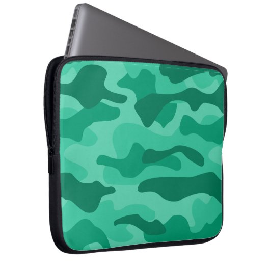 Monocolor-Camouflage Laptopschutzhülle (Vorne Rechts)