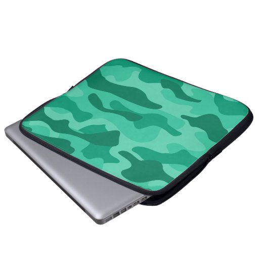 Monocolor-Camouflage Laptopschutzhülle (Vorne Knopf)