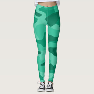 Monocolor-Camouflage Leggings