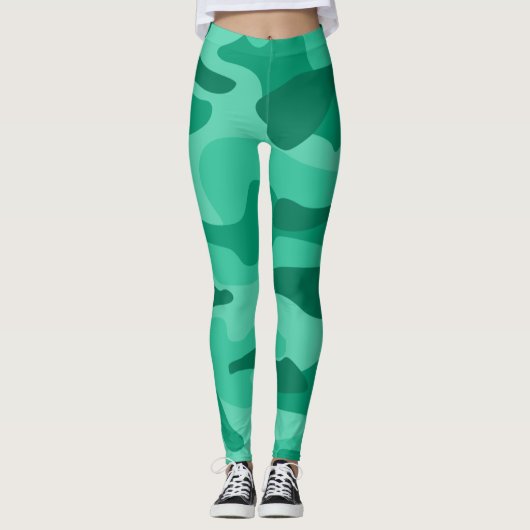 Monocolor-Camouflage Leggings (Vorderseite)