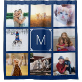 Monografie 8: Fotomaterial Collage Duschvorhang (Vorderseite)