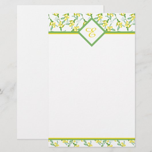 Monografie Briefpapier (Vorne/Hinten)