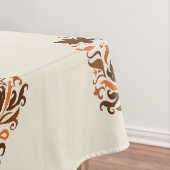Monografie der Autumn Damask Tischdecke (Beispiel)