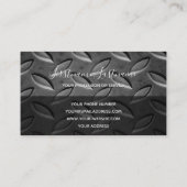 Monografie der fest abstrakten Diamantplatte Visitenkarte (Rückseite)