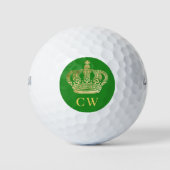 Monografie der Forest Green Kronen Golfball (Vorderseite)