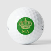 Monografie der Forest Green Kronen Golfball (Vorderseite)