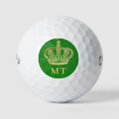 Monografie der Forest Green Kronen Golfball (Vorderseite)