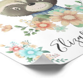 Monografie der Geburtsstatistik eines Waldfreundes Poster (Ecke)