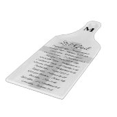 Monografie der Gottskriptur gelassen Schneidebrett (Ecke)