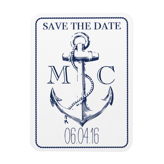 Monografie der Nautischen Marine | SAVE THE DATE Magnet (Vertikal)