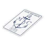 Monografie der Nautischen Marine | SAVE THE DATE Magnet (Linke Seite)