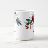 Monografie der Rose "Winter Burgundy" Kaffeetasse (Mittel)