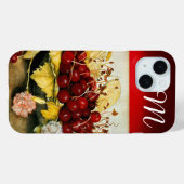 Monografie der SAISON-OBST/KERRIEN UND KARNATIONEN Case-Mate iPhone Hülle (Rückseite (Horizontal))