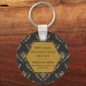 Monografie der Vintagen Goldkönigin Schlüsselanhänger (Vorderseite)