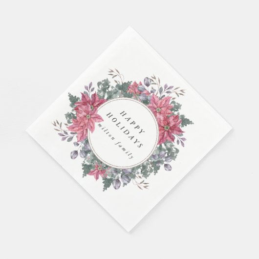 Monografie des Blumenkranzes Serviette (Ecke)