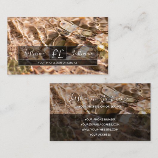 Monografie des Coach für psychische Gesundheit Visitenkarte (Vorne/Hinten)