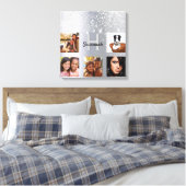 Monografie des Fotos aus Silberstaub in Glitzer Leinwanddruck (Insitu (Schlafzimmer))