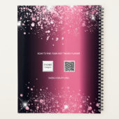 Monografie des Glitzer Burgundy Planer (Rückseite)