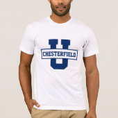 Monografie des personalisierten Sportteams T-Shirt (Vorderseite)