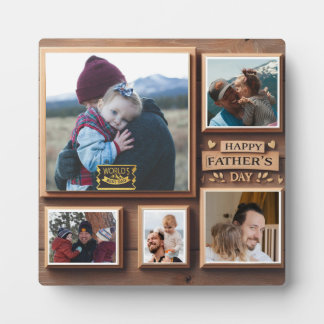 Monografie des personalisierten Vaters Fotoplatte
