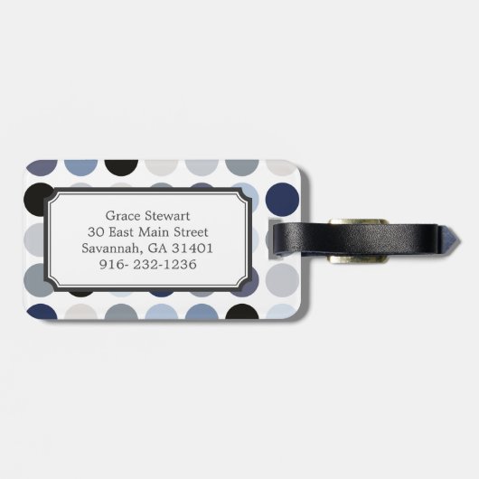 Monografie Gepäckanhänger (Rückseite horizontal)