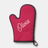 Monografie, Kirschrosa neue Zeile Ofenhandschuh (Vorderseite)