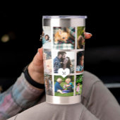 Monografie mit mehreren Fotos personalisiert moder Thermobecher
