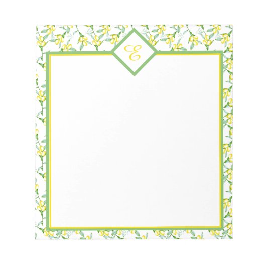 Monografie Notizblock (Vorderseite)