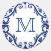 Monografie Runder Aufkleber (Vorderseite)