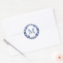 Monografie Runder Aufkleber