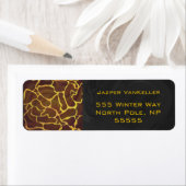 Monografische Giraffe, braun, Gelb (Insitu)