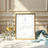 Monografische Hochzeit des Flachbodens mit Sip & B Poster