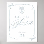 Monografische Hochzeit des Flachbodens mit Sip & B Poster (Vorne)
