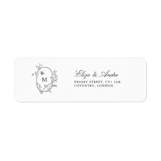 Monografische Hochzeit des formalen Wappen (Vorne)