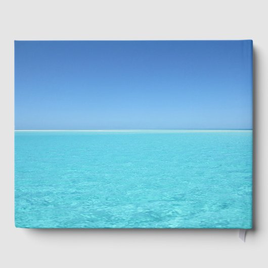 Monografische Hochzeit des tropischen Ozeans Gästebuch (Rückseite)