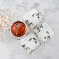 Monografische Hochzeit des tropischen Palmen Trees