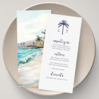 Monografische Hochzeit des tropischen Strands am M