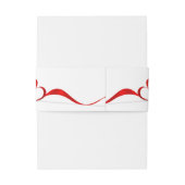 Monografische Hochzeit Einladungsbanderole (Rückseitenbeispiel)