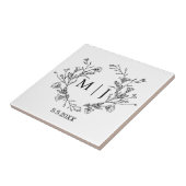 Monografische Hochzeit Fliese (Seite)