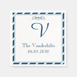 Monografische Hochzeit von Neapel Serviette