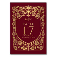 Monografische Hochzeit von Red Shield Medieval Fan