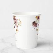 Monografische Hochzeit von Rustikal Fall Pappbecher (Rechts)