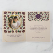 Monografische Hochzeit von Sword & Shield Dankeskarte (Innenseite)