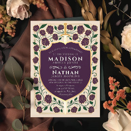 Monografische Hochzeit von Sword & Shield Einladung