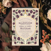 Monografische Hochzeit von Sword & Shield Einladung