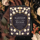 Monografische Hochzeit von Sword & Shield Einladung