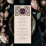 Monografische Hochzeit von Sword & Shield Menükarte<br><div class="desc">Mit diesem Royal Sword & Shield Medieval Fantasy Monogram laden Sie Ihre Hochzeitsgäste ein. Dieses Design eignet sich perfekt für Paare, die eine authentische, aber moderne mittelalterliche Fantasy-Ästhetik suchen. Personalisieren Sie den Text, den Schriftart und die Farben, um Ihre Designeinstellungen zu Anzug zu bringen. Matching Items in unserem Shop für...</div>